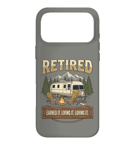 Vintage Retired RV Camping Camper Fishing Outdoors �X�}�z�P�[�X iPhone 17 Pro Max �p