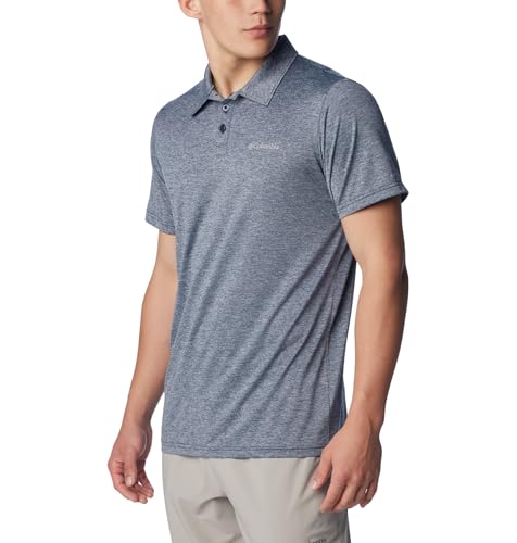 Image of Columbia Men's Solid Regular Fit Hike Polo