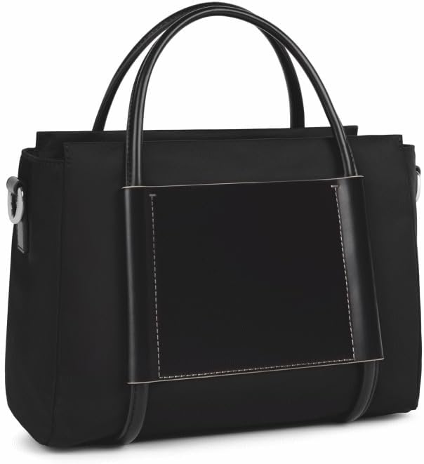 TOUS, L. EMPIRE SOFT SHOULDER BAG for Women, Black, Large, Black/White, L