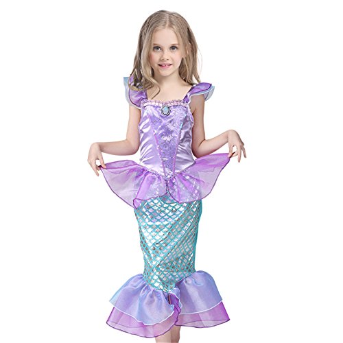 Enjoy Fashion JiaDuo Kids Girls' Princess Mermaid Dress Party Costume 6