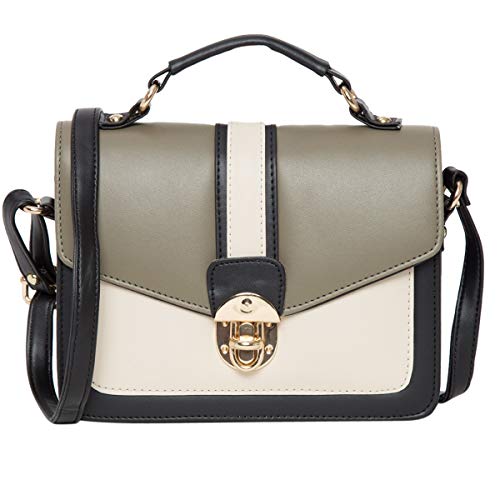 ADISA SL5038 women girls sling bag, Olive, M