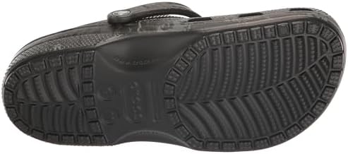 Crocs Unisex Classic Camo Clogs, Black, Numeric_13 US Men | Image 3