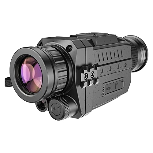 ASVIL Night Goggles, Night Vision Monocular 5x8 Zoom Digital Infrared Monoculars Night Vision Goggles for Hunting With Take Photo Video Record Night Vision Device