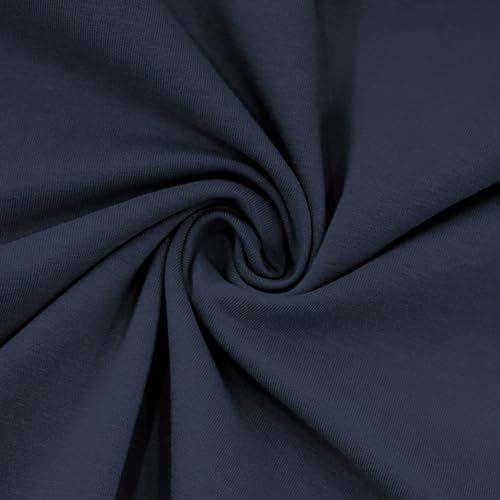 Gnvviwl Men's Casual Stretchy Henley Shirts Short Sleeve Fitted T Shirt Soft Stylish Tee Tops Navy Blue — view 5