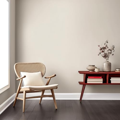 MissPompadour edelmatte Wandfarbe Beige mit Kaschmir 2,5L - sehr hohe Deckkraft - geruchsneutrale, spritzfreie Farbe - atmungsaktive, wasserbasierte Innenfarbe/Deckenfarbe - Die Wertvolle
