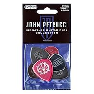 Collect all 4 of John Petrucci’s signature Dunlop Picks Each pick expands on the iconic Jazz III shape to suit John’s touring and recording needs Includes a total of six picks per pack: JP Jazz III Pick (1), JP Primetone Pick (1 black, 1 ox blood), J...
