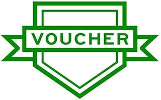 PVC Waterproof Sticker Voucher Green Age Size: 230mm X 160mm