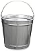 Sturdy Essentials 12 Quart (3 Gallon) Industrial Galvanized Metal Pail Bucket with Handle, 11
