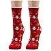 Unisex Weihnachtssocken Warm Christmas Socks Herren Lustige Bunte Socken Strümpfe, Fun Gemusterte Muster Socken, Verrückte Socken Modische Mehrfarbig Klassisch als Geschenk, Neuheit Sneaker Socken