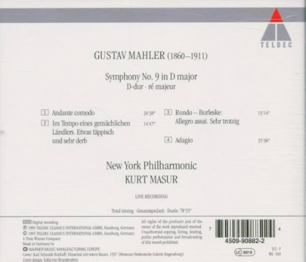 Mahler, G. - Symphony 9 - Amazon.com Music