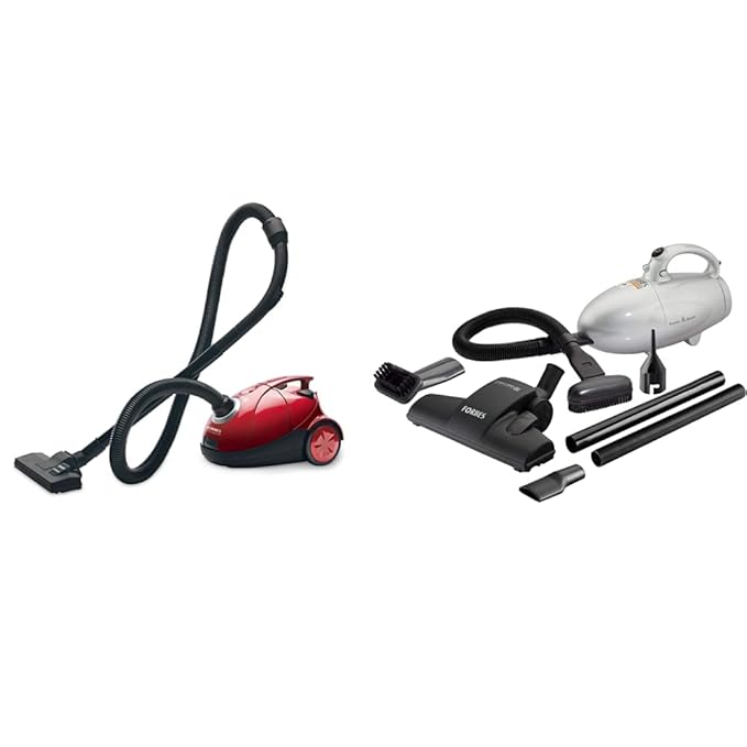 Eureka Forbes Quick Clean DX 1200Watt Vacuum Cleaner for Home with Free Reusable dust Bag (Red