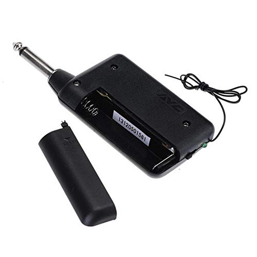 Microfone de lapela sem fio - Headset Mic Microfone de Lapela com Transmissor - Saída de microfone d