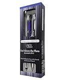 Adoration Pen/Pencil Set Violet/Silver