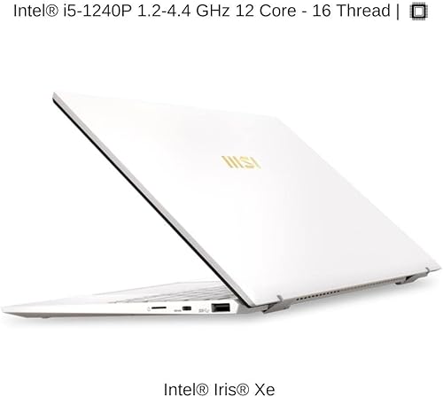 Miniatura 3 de HIDevolution MSI Prestige 13Evo A12M Pure White 13.3 FHD+, 1.2 GHz i5-1240P, Intel Iris Xe, 16GB LPDDR4X-4267, SSD PCIe de 2 TB, Windows 11 Home