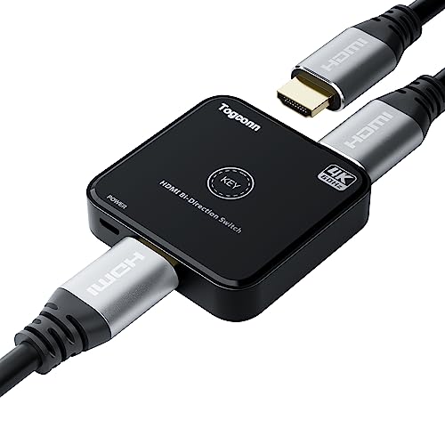 HDMI Switch 4K@60Hz, HDMI Splitter, Bi-Directional (2 in 1 Out / 1in 2 Out), HDMI Switcher Selector, Supports 4K@60Hzï¼Œ2K,1080Pï¼Œ 3D HD,Compatible with Xbox PS5/4/3 Blu-Ray Player Fire Stick Roku