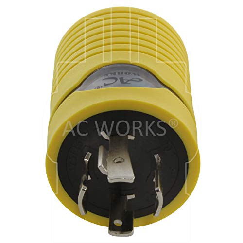 Ac Works Generator To 30Amp Rv Adapter (L14-20 20A 4-Prong Locking Compact) #TOP3