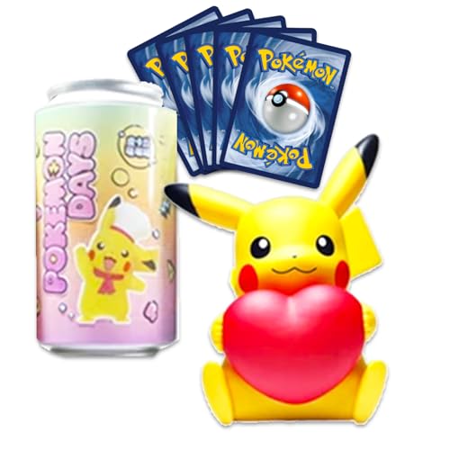 Pokemon Blind Box Set - Bundle with Pokemon Pikachu Mystery Bag Figures Plus Pokemon Cards for Kids