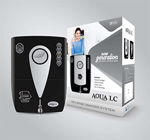 Aqua H-Tech Aqua LC 12 Lit 12 L RO + UV + UF + Copper + TDS Control Water Purifier (Black)