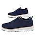 Mens Oxfords Lace-Up Lightweight Casual Walking Shoes Mesh Sneakers Dress Shoes Fashion Shoes Blue