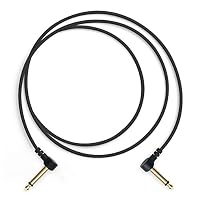 Unique family of coloured curly audio cables. Tangle-free, hard-wearing and expertly finished. 1st connector: flat mono 6.35mm jack angled 2nd connector: flat mono 6.35mm jack angled cable shape and length: straight, 150cm colour: Liquorice Black