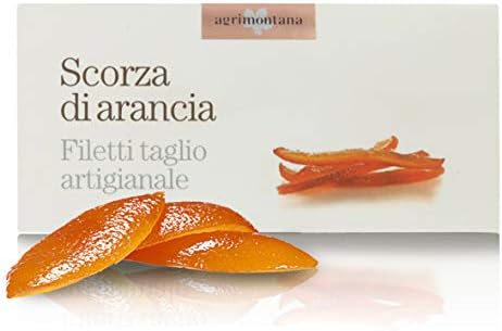 Agrimontana Cáscara De Naranja Confitada - 200 Gramos