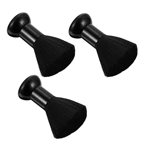 PLAFOPE 3 Piezas Cepillo Para Quitar El Polvo Del Cuello Manejar Cepillo Plumero Para El Cuello De Cepillo Para Polvo De Pelo Cerdas De Plumero De Polivinilo Black