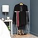 Mind Reader Valet Stand, Clothes Rack, Clothing Organizer, Jacket Hanger, Metal, Wood, 19.75