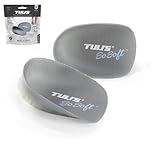 Tuli's So Soft Heavy Duty Gel Heel Cups Provide Relief for Plantar Fasciitis, Heel Pain, and Shock Absorption, Medium