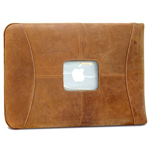 Premium Leather 13 MacBook Pro Messenger Bag w/Sleeve4