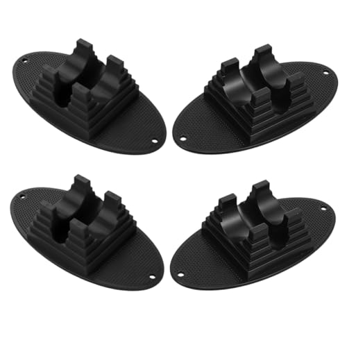 YARNOW 4 Piezas Soporte para Scooter Estante Soporte De Estacionamiento De Scooter Pararse Pro Ruedas De Scooter Muelle Soporte para Patinete El Plastico Black