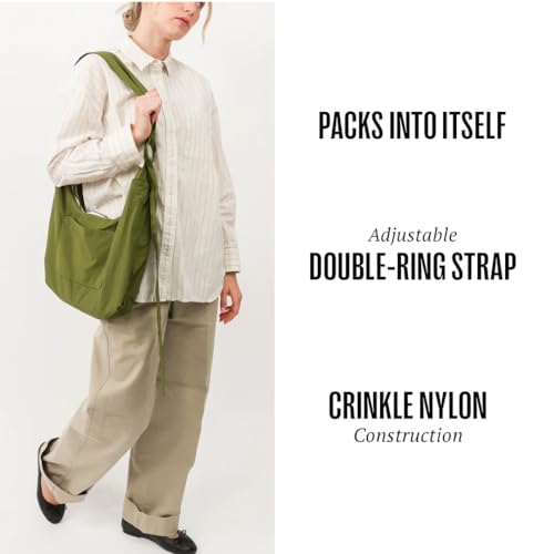 Image of Thread Wallets Slouchy Shoulder Bag for Women - Crescent Sling Purse, Unstructured & Foldable