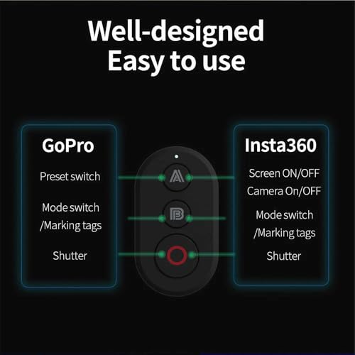 Image of Yantralay Smart Remote Control for Insta 360 Cameras | Wireless Accessory for Easy Shooting, Recording, and Mode Switching | Action Camera Remote Controller