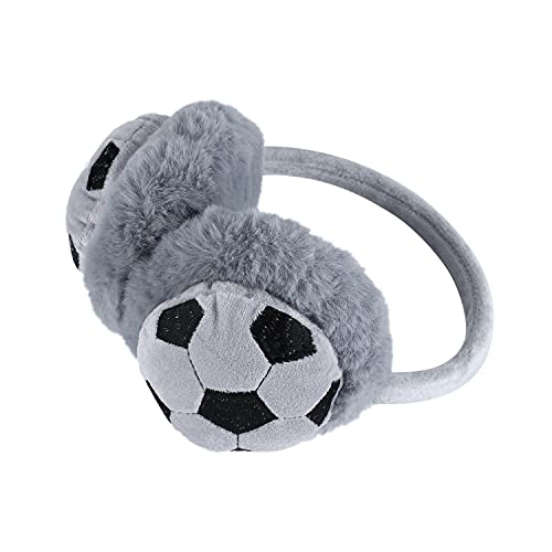 ITODA Soccer Earmuffs for Winter Furry Plush Warm Ear Warmer Outdoor Padded Cold Weather Adjustable Ear Muff Boys Child Cover2