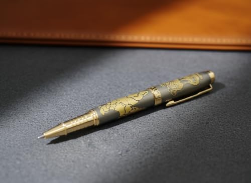 Image of Luxury Personalized Metal Pen | Custom Name Engraved Signature Pen | Smooth Blue Ink Ballpoint Pen | Premium Executive Writing Pen | Ideal for Office, Business, Corporate Gifting