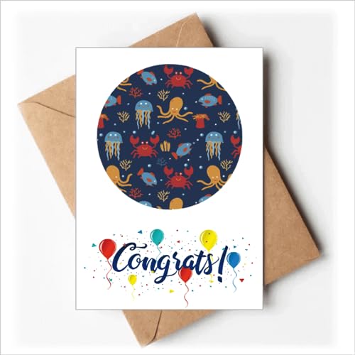 Cartes de mariage méduse et seiche pour sceller vos vœux d'amour éternel