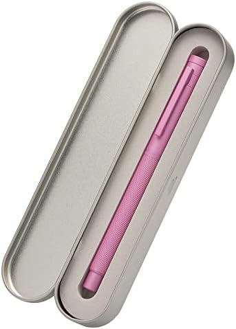 Pink Forest Fountain Pen Medium Nib Classic Design with Converter and Metal Pen Case Set by Hongdian