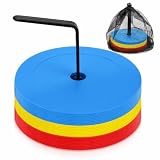 Markierungsscheiben 15 cm Markierungshütchen Fussball Flach Markierscheiben