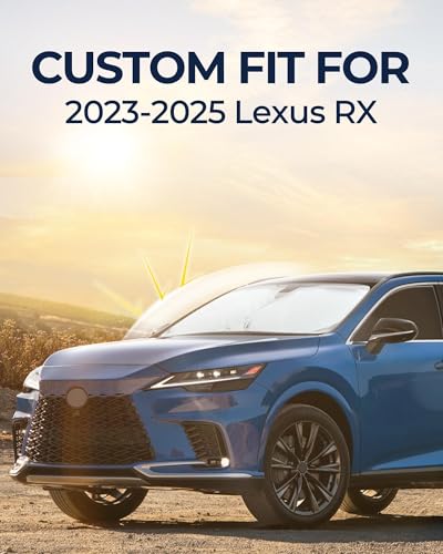 Image of for Lexus RX 2023-2025 Car Window Shades, 8pcs Privacy Sun Shade Set for Front Windshield Side and Rear Windows, Full Window Covers Keeps Vehicle Cool for Camping Napping
