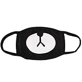 MASK 黒マスク,black マスク,ブラックマスク,韓国マスク,ファッションマスク,EXO,2PM,2AM,テギョン,チャニョル,クマ,猫,クママスク (0213-1)