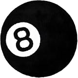8 Ball Rug – 32 inch Trendy Hypebeast Y2K Designer Rug, Funky Aesthetic Floor Carpet for Bedroom and Living Room, Cool Unique Decor (Large)
