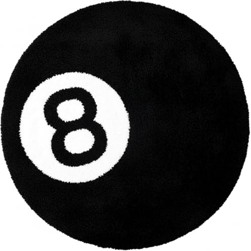 8 Ball Rug – 32 inch Trendy Hypebeast Y2K Designer