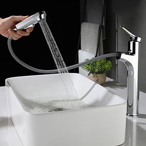 Robinet mitigeur de lavabo avec douchette pour simplifier votre routine beauté