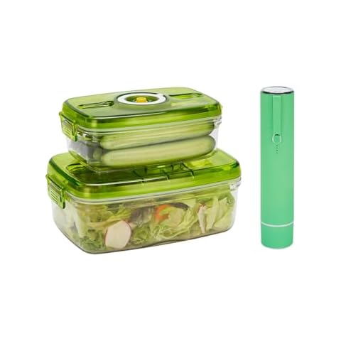 SNUGTOPIA Smart Automatic Vacuum Sealer with Vacuum Seal Food Storage Container Set Cover