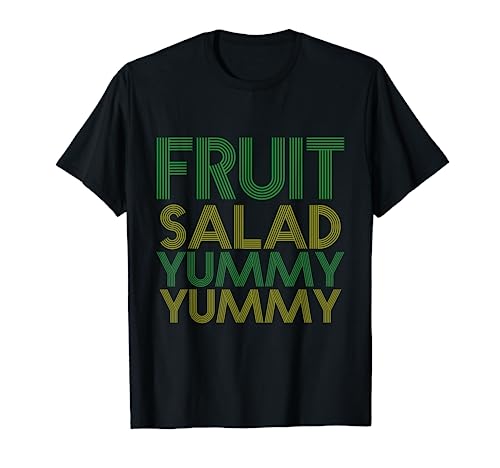 Vegano | Ensalada de frutas delicioso | Retro Vegetariano Camiseta