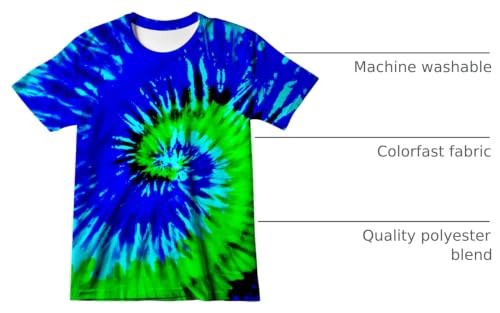 Image of Graphic Kids Tie Dye Shirt Size 4-10
