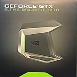nvidia sli einrichten 4-Slot nVidia 900-12232-2500-000 Geforce GTX SLI HB Bridge 4-Slot Schwarz/Silber/grün