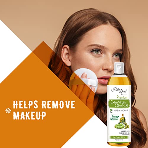 Image of Extra Virgin Olive Oil 200ml Pure Natural Cold Pressed For Skin and Hair 200 ml