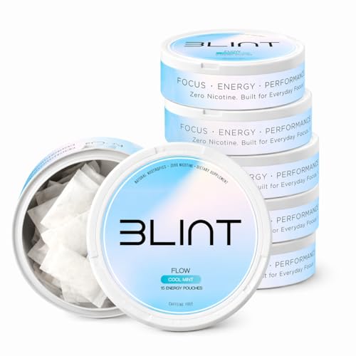 BLINT Flow Caffeine Free Nootropic Pouches | Brain Supplement for