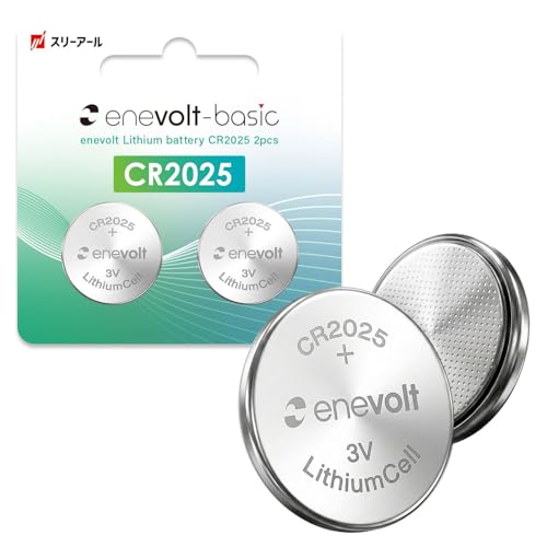enevolt basic CR2025 リチウムコイン電池 3V 2個セット