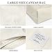 Canvas Tote Bag, Off-White Large